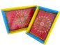 Handmade Wooden Tray Set (2 Piece Set)
