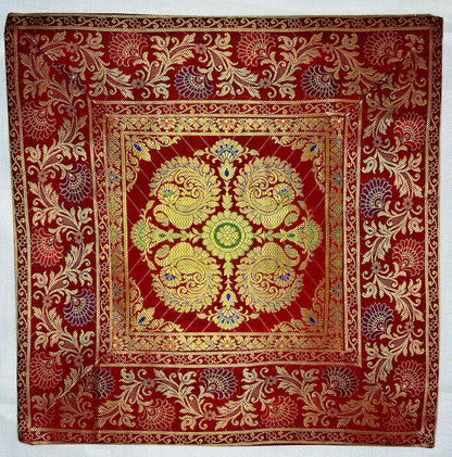 16 x 16 Silk Embroidered Accent Pillow/Cushion Covers