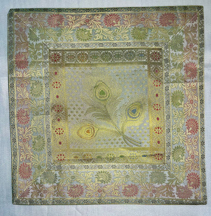 16 x 16 Silk Embroidered Accent Pillow/Cushion Covers