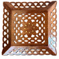 Wooden Eyelet Tray with Brass Inlay