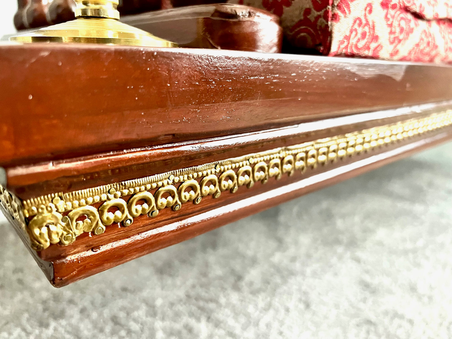 Plank Style Jhula Seat with Hand Rests